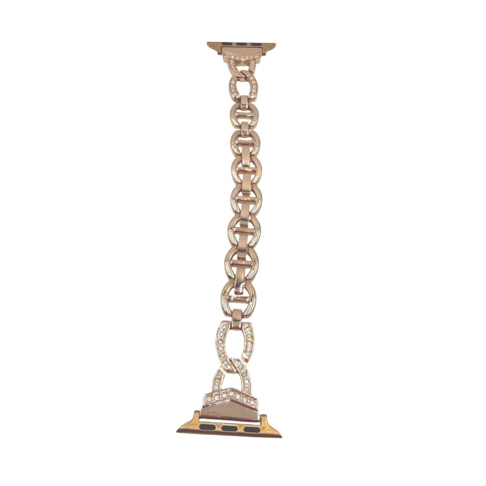 Rose Gold‎ Crystal Rhinestone Chain Band Strap for Apple Watch Women